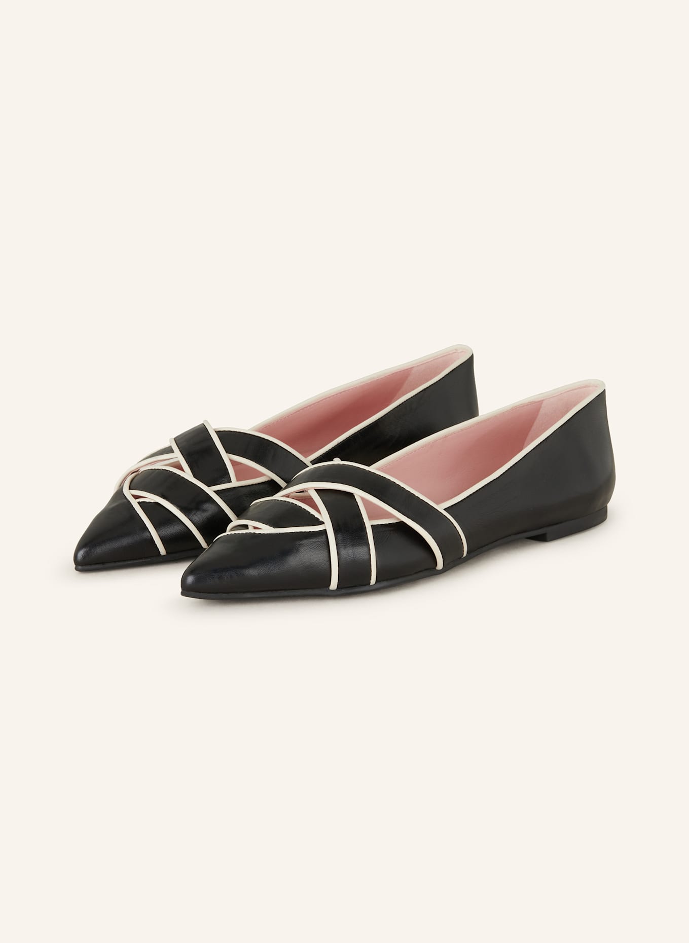 Балетки из хлопка Pretty Ballerinas, черный