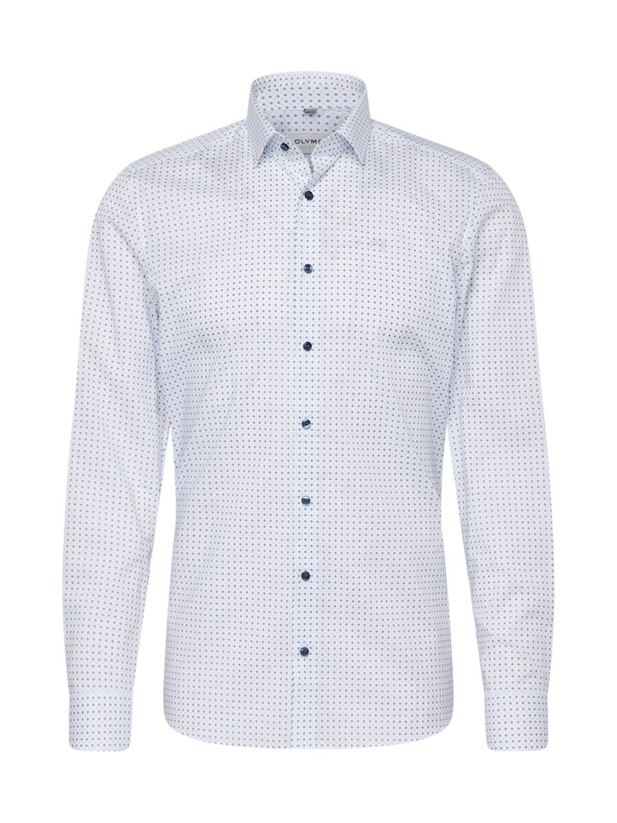

Приталенная рубашка на пуговицах OLYMP, цвет Pastel blue/Light blue/Dark blue