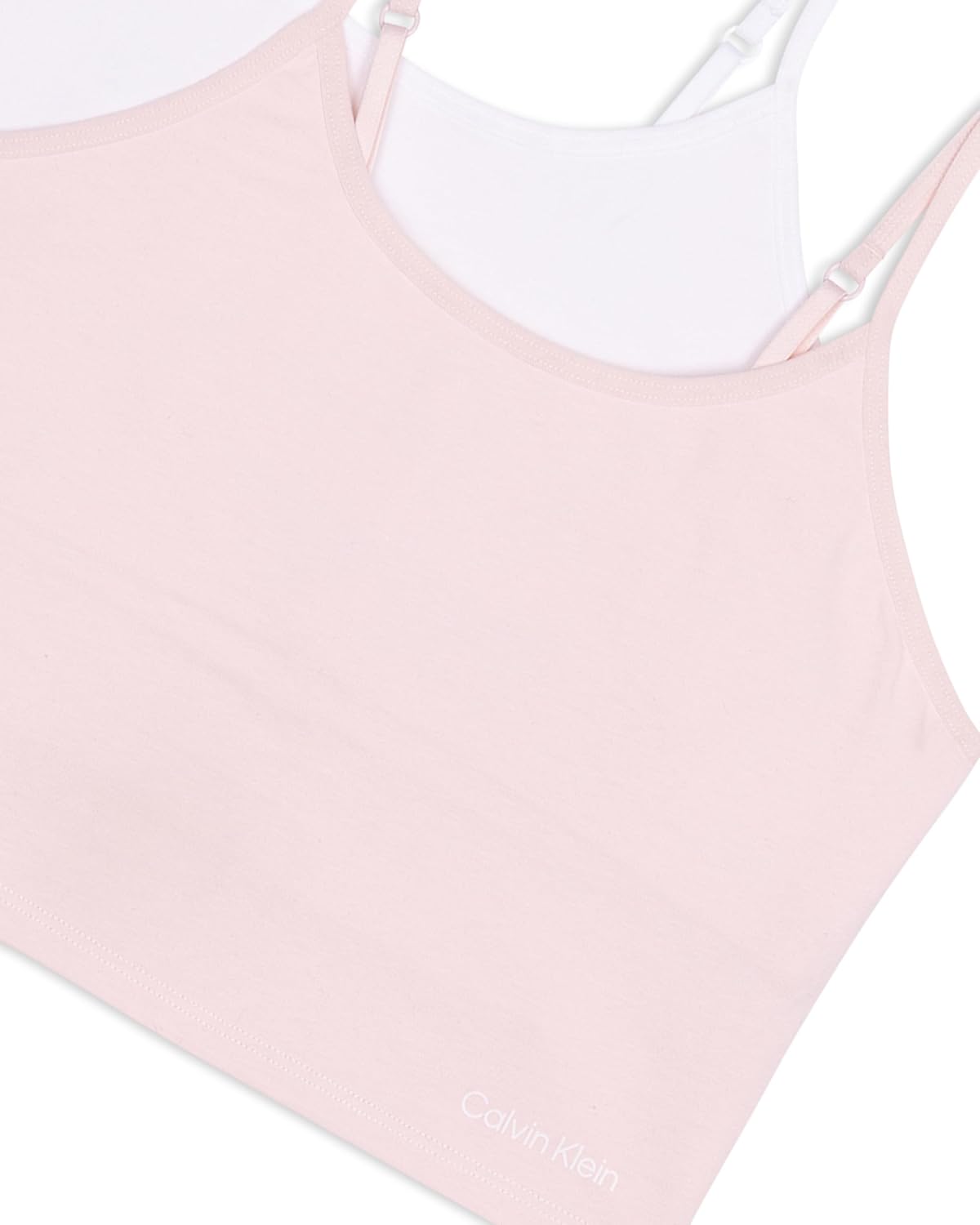 Набор из 2 бюстгальтеров-комбинаций Calvin Klein Girls, Crystal Pink/White — фото 3
