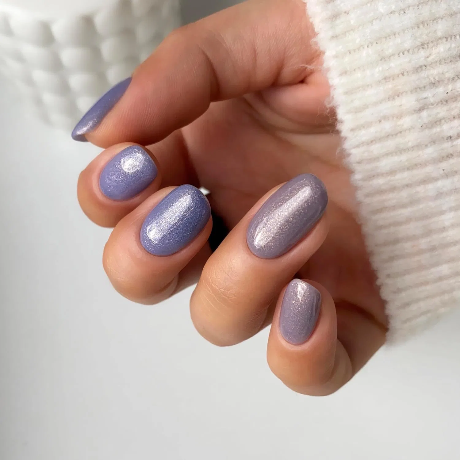 Гель-лак для ногтей Semilac UV Hybrid 379 Shimmer Stone Sapphire 7 мл Semilac, 379 Shimmer Stone Sapphire — фото 4