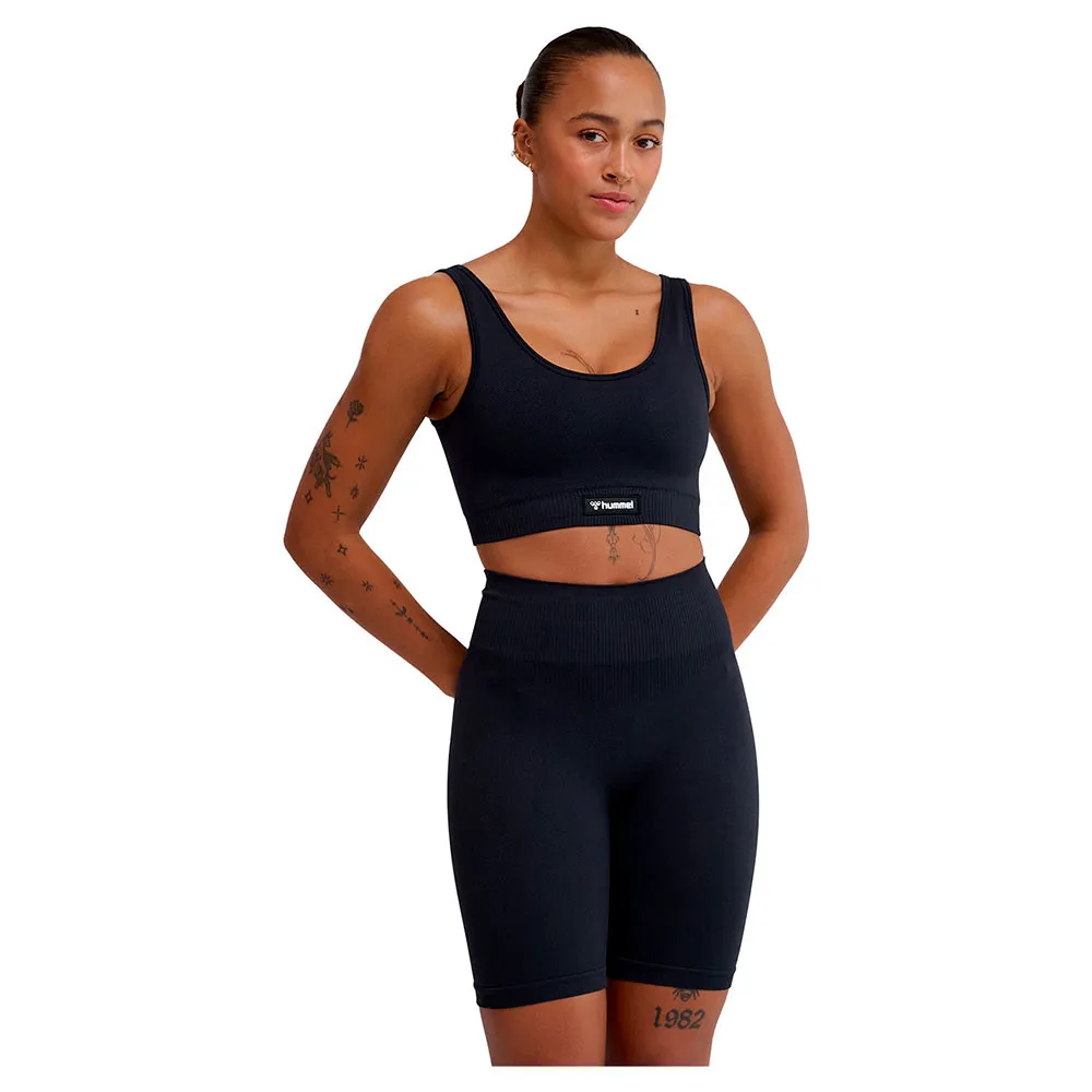 

Спортивный топ Hummel Alive Seamless, черный