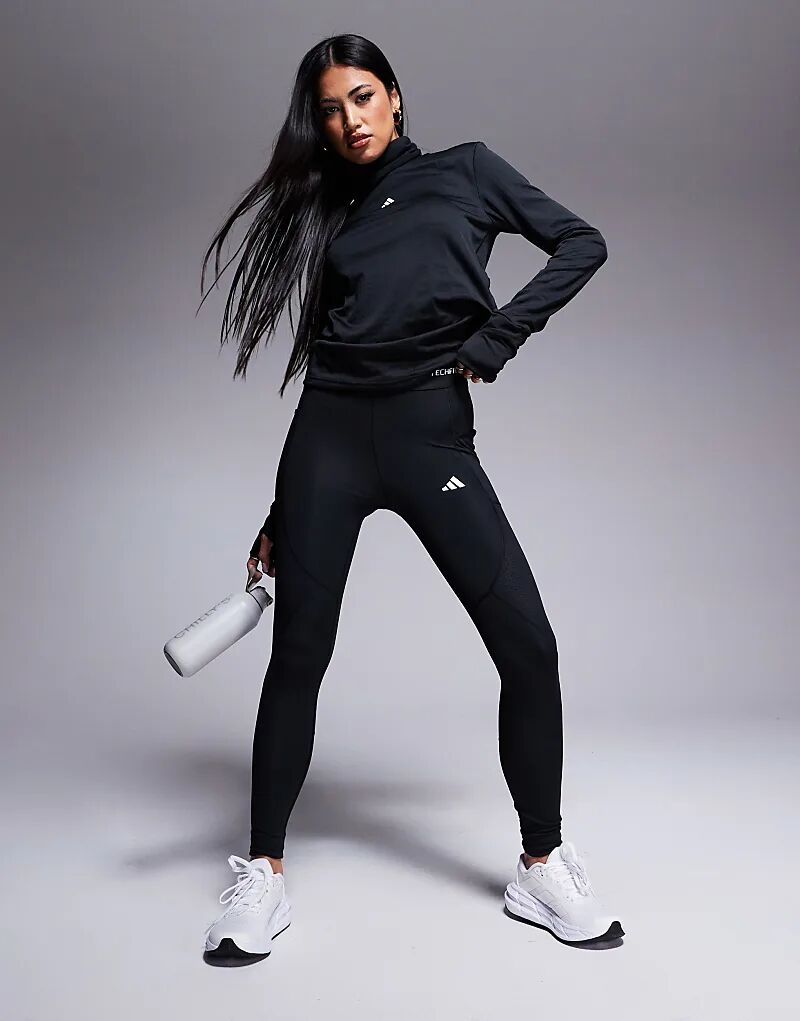 

Леггинсы Adidas Training Tech-Fit Cold Ready Sculpt черного цвета
