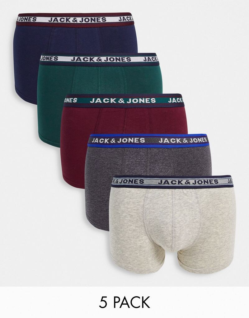 

Набор из пяти узких боксеров Jack & Jones