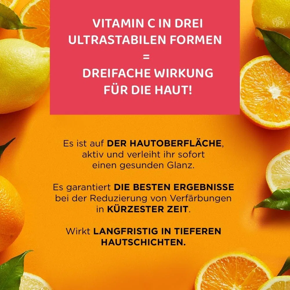 Сыворотка Eveline Cosmetics — Для лица Vitamin C 3x Action от первых морщин — фото 4