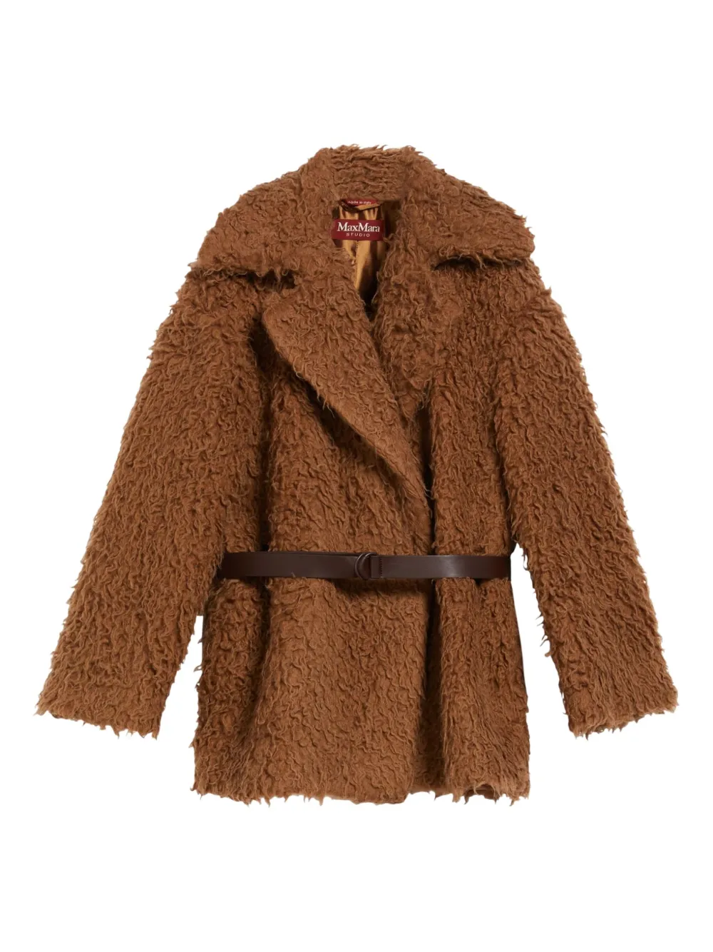 

Фактурное пальто MAX MARA, коричневый