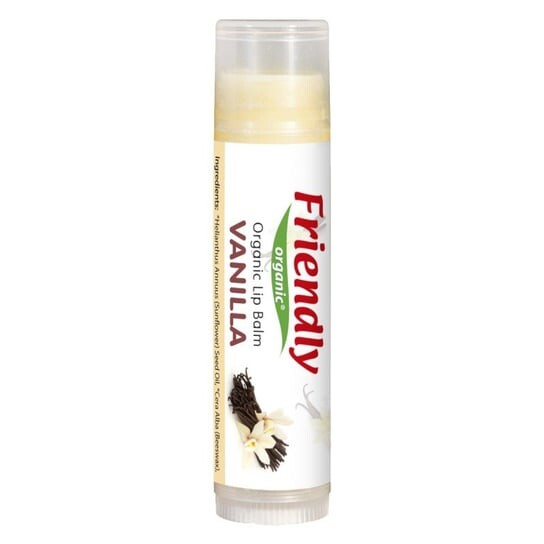 

Органический ванильный бальзам для губ, 4,25 г Friendly Organic