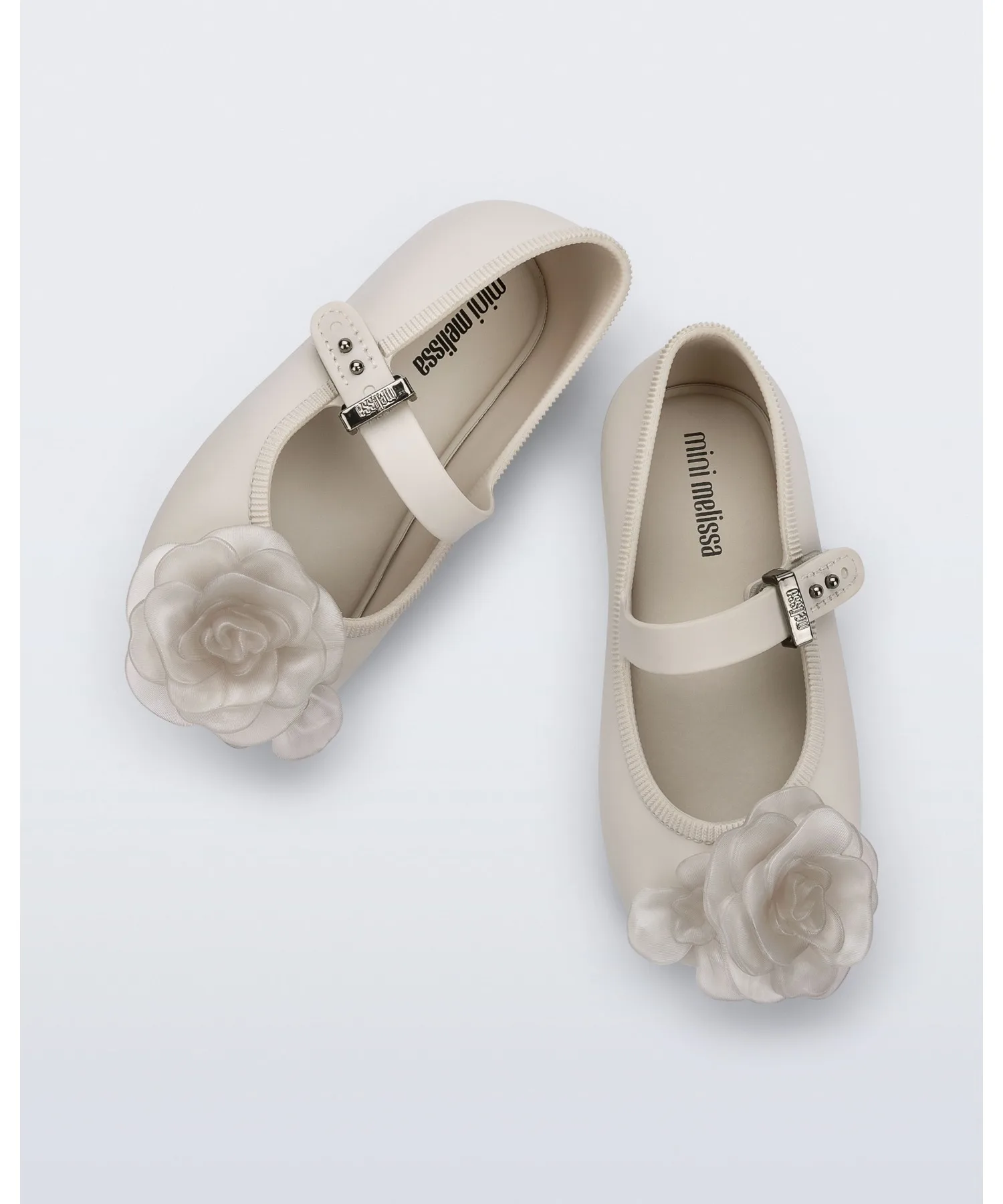 Детские балетки Melissa Soft Ballerina Petals бежевые