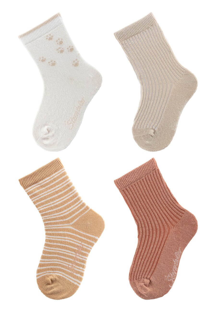 

Носки STERNTALER Tatzen, цвет Ecru/Auburn/Cognac/White