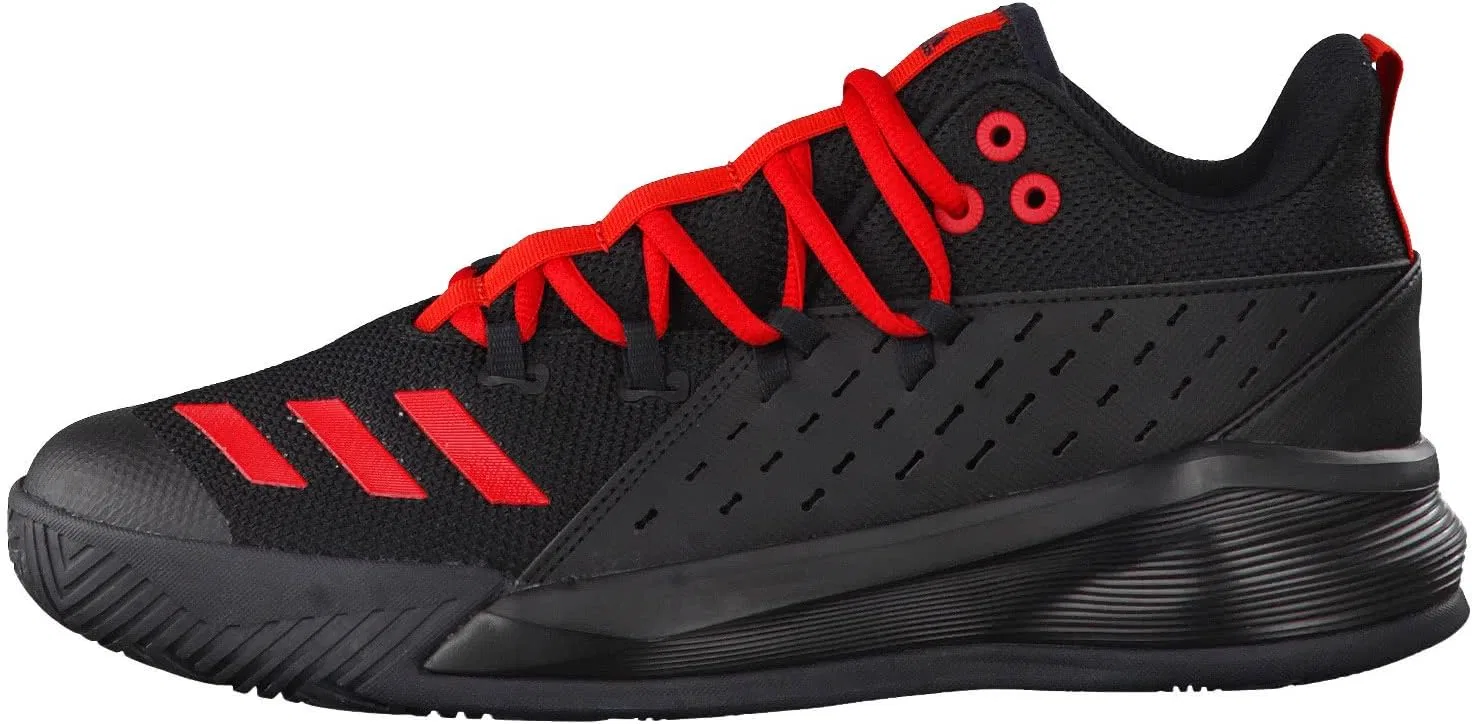 Мужские баскетбольные кроссовки Adidas Street Jam 3, Black, Black, Red, Black — фото 2