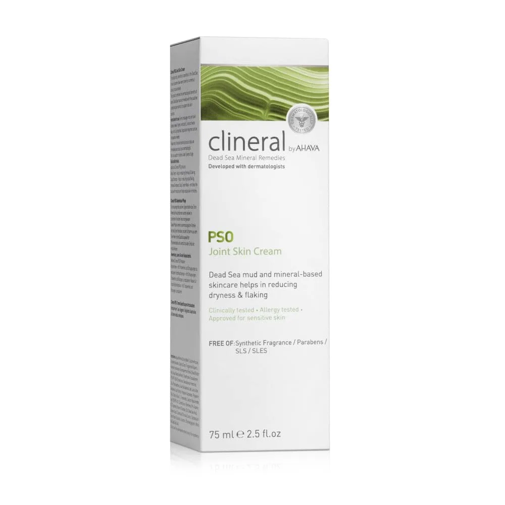 AHAVA Clineral Pso Joint Skin Cream - уменьшает раздражение кожи на суставах, увлажняет, с осмотером, грязью Мертвого моря, алоэ вера и маслом ши, 74 мл — фото 3