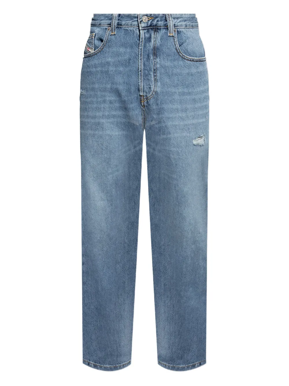 

Джинсы D-MACS из состаренного денима Diesel, синий