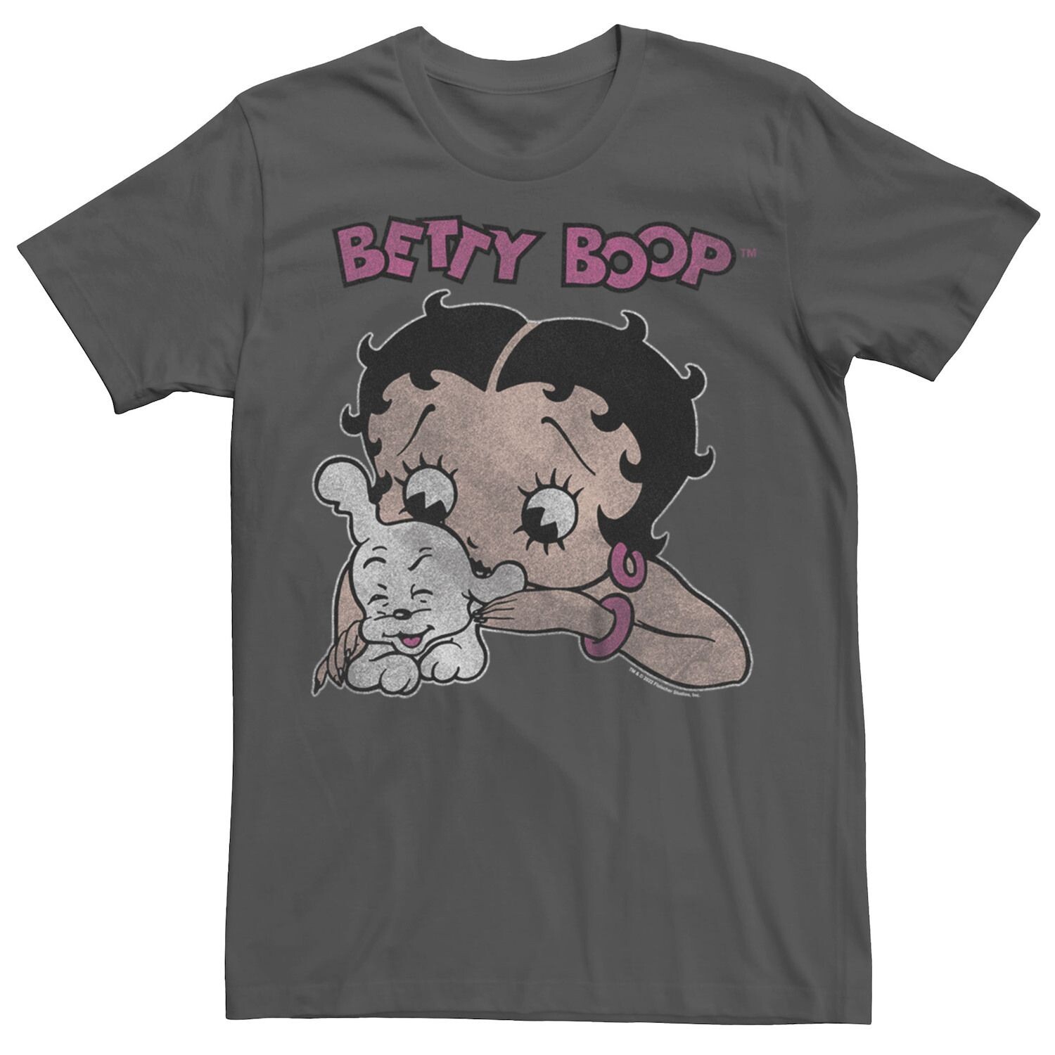 

Детская футболка с рисунком Betty Boop Pettting Dog Pudgy Licensed Character