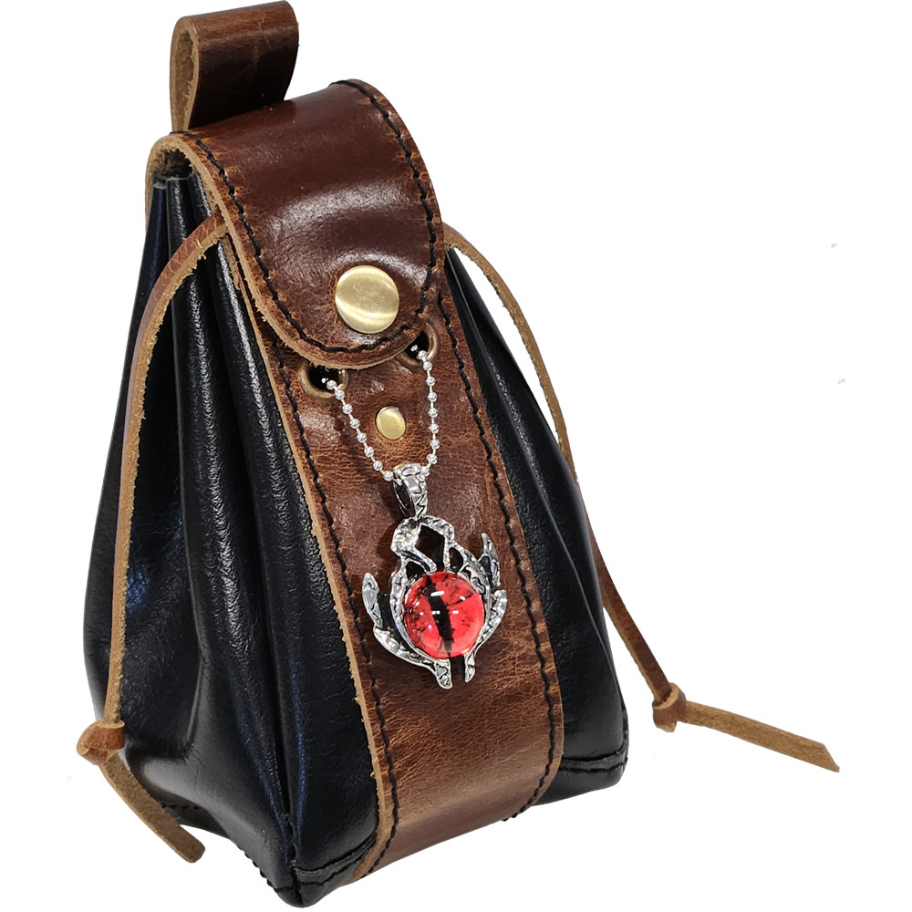 

Аксессуары Grimbeard Leather Grimbeard Leather Dice Bag: Black w/ Brown Straps