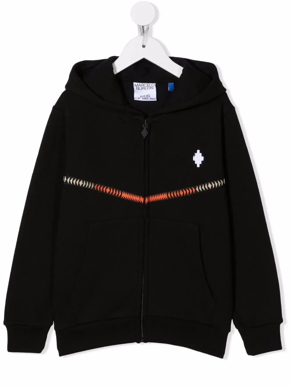 

Худи с логотипом Marcelo Burlon County Of Milan Kids, черный