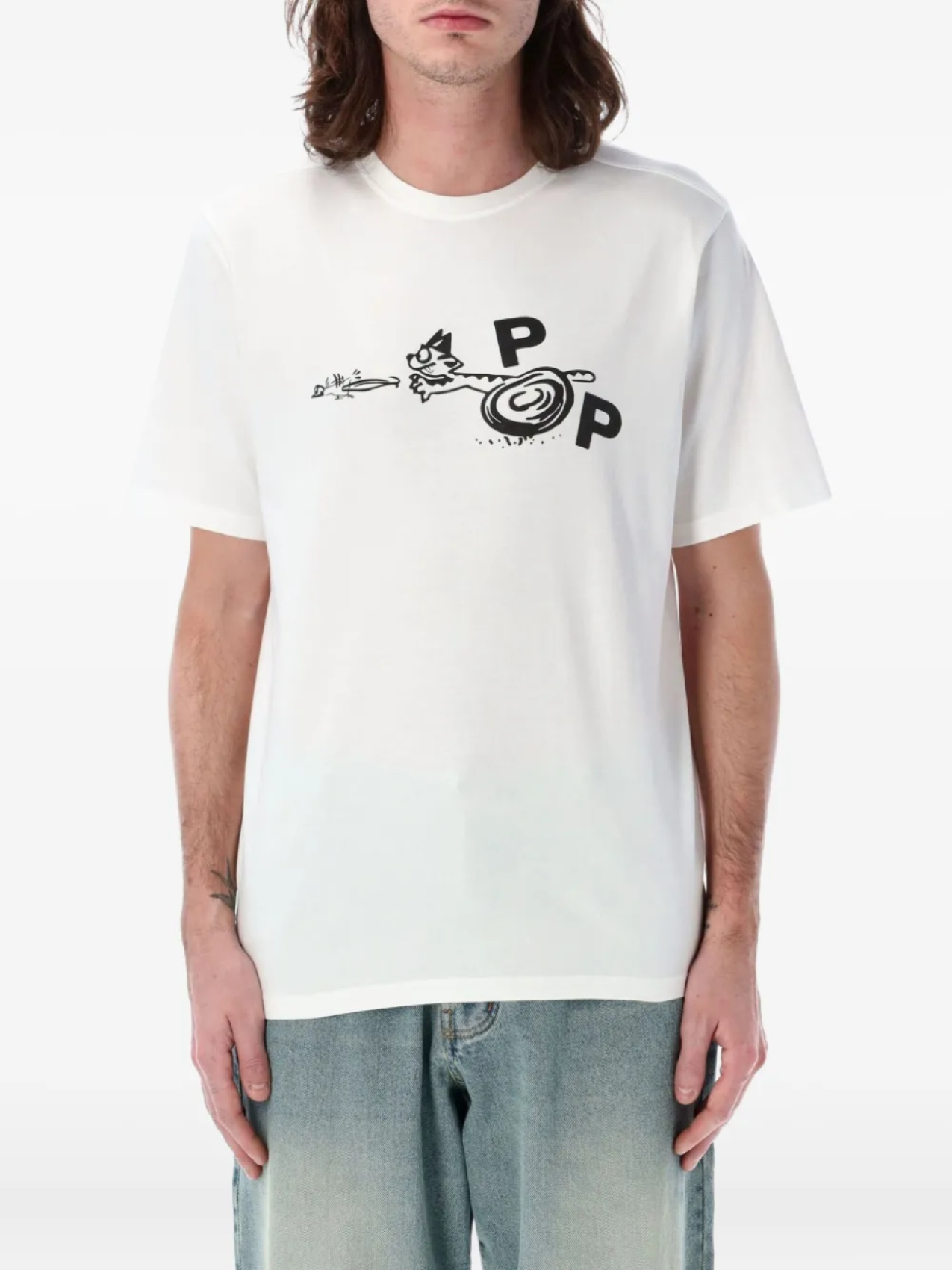 

Футболка из хлопка Pop Trading Company, белый