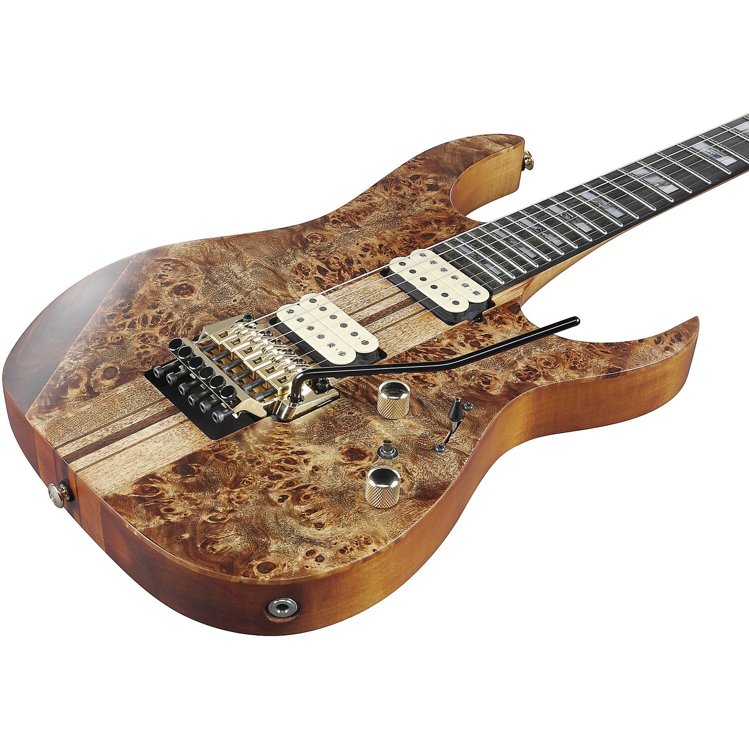 Электрогитара Ibanez RG Premium, античная коричневая морилка, плоская — фото 3