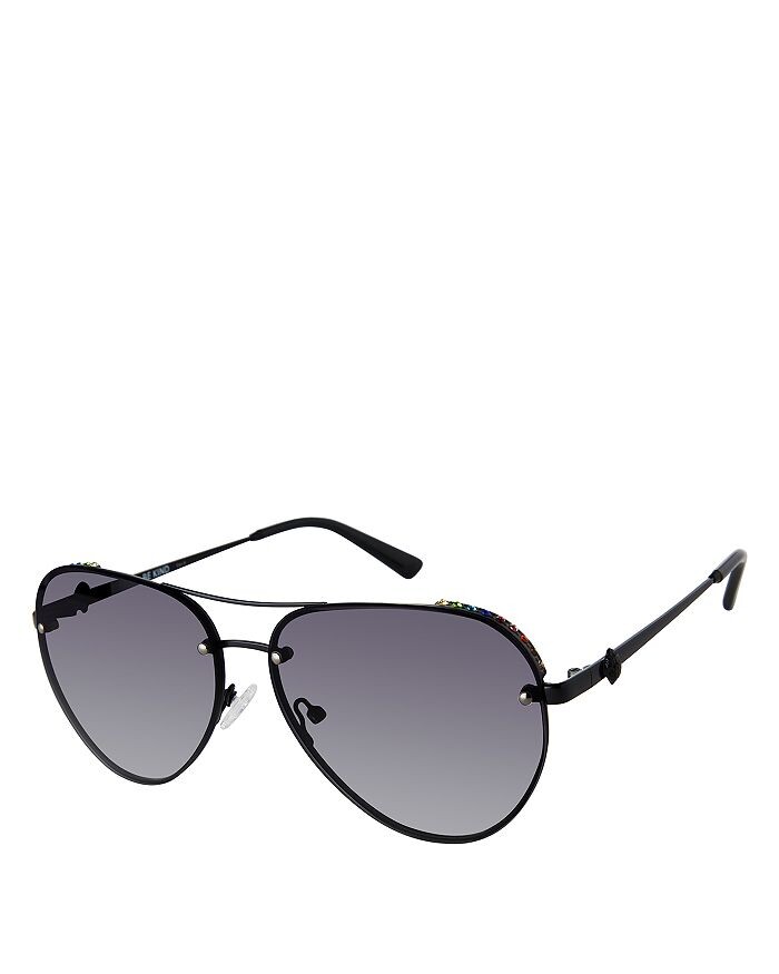 

KURT GEIGER LONDON Солнцезащитные очки-авиаторы, 60 мм, черный
