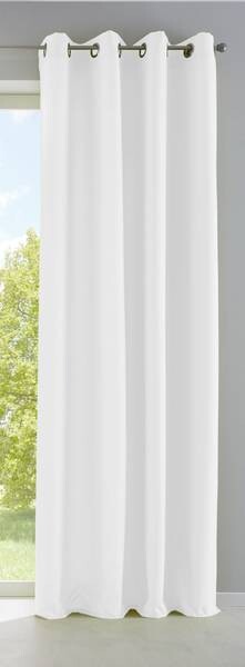 

Штора Gardinenbox Ösen Leinen Optik Grobfaser, 140x175x1 см, белый