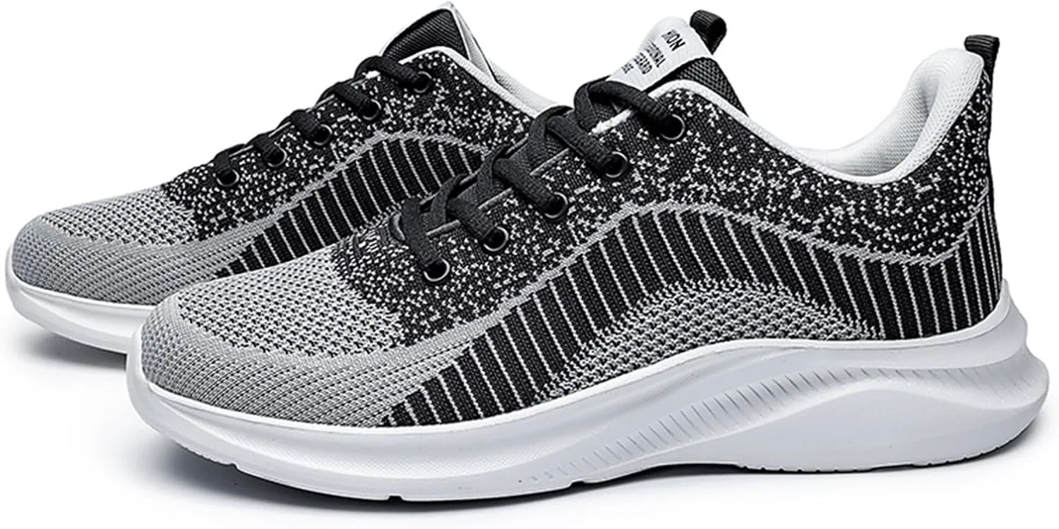 

Легкие мужские кроссовки JiuQing с сеткой, дышащие, для прогулок и спорта, серый