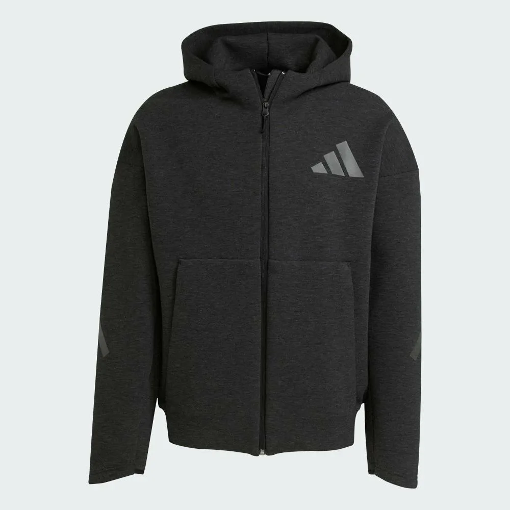 Толстовка ZNE Premium на молнии Adidas, black — фото 4