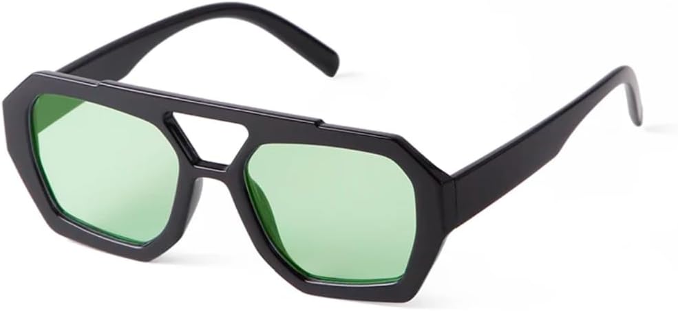 

Солнцезащитные очки с защитой от УФ-излучения UV400 | Увеличенная двойная перемычка | Линзы конфетных цветов для занятий спортом на открытом воздухе и вождения DSVIGF, 03