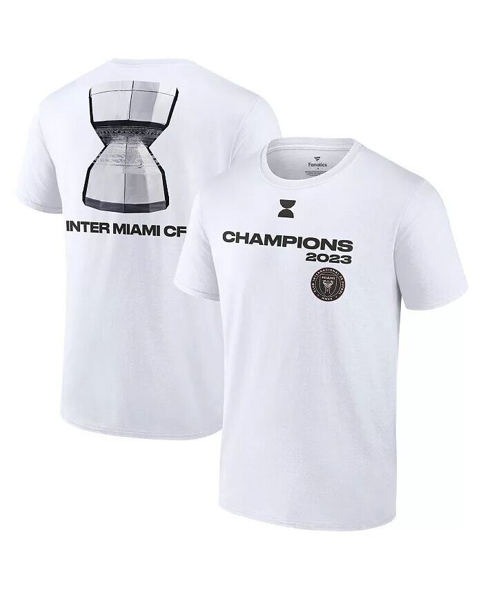 

Футболка мужская белая Inter Miami CF 2023 Leagues Cup Champions Locker Room Fanatics