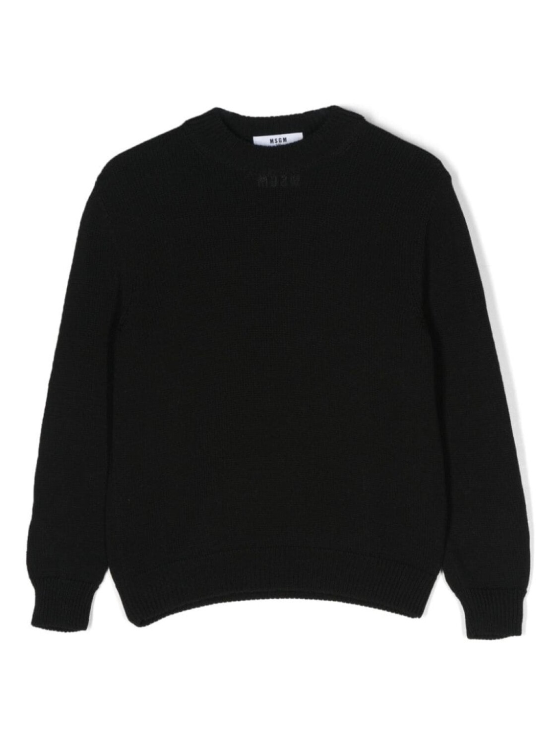 

MSGM Kids джемпер с вышитым логотипом, черный