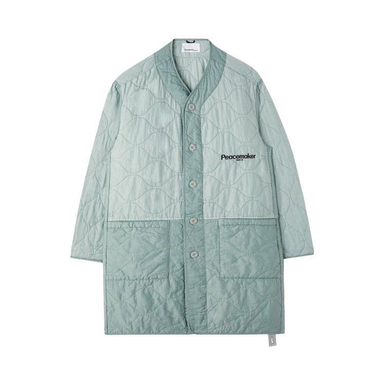 

Куртка OAMC Peacemaker Long Liner Jacket 'Ice Flow', синий