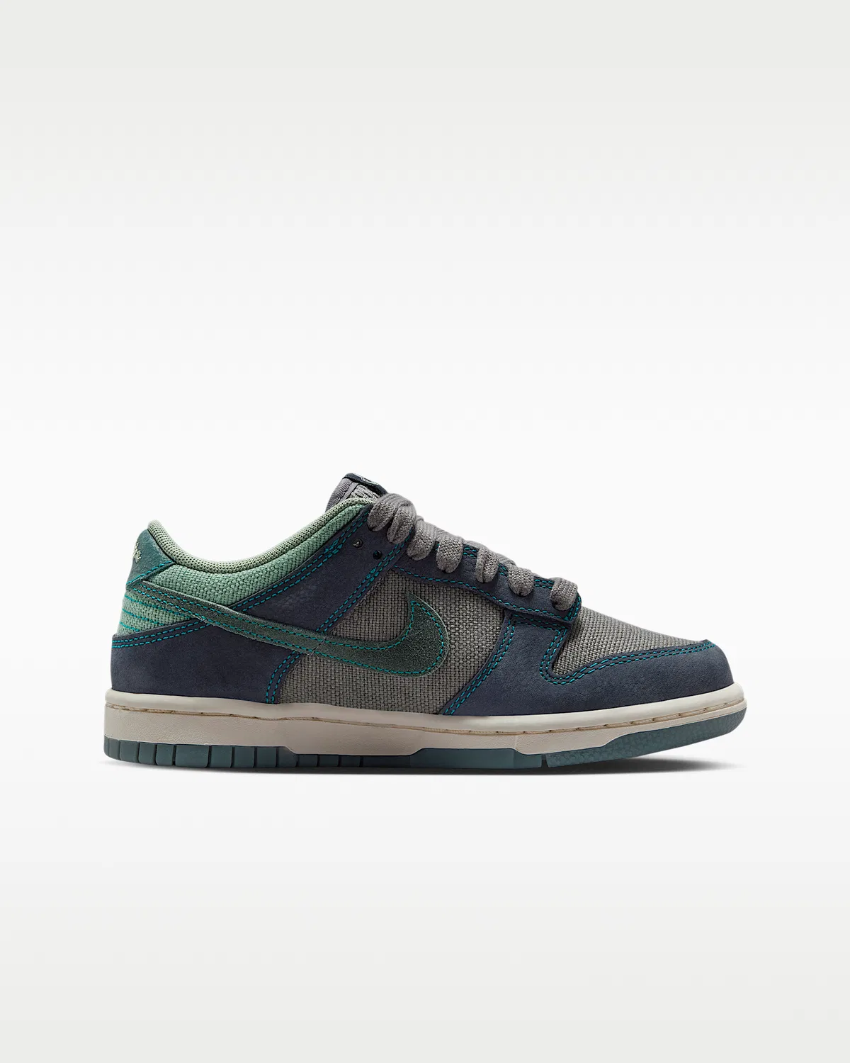 Детские кроссовки Nike Dunk Low LV8 1, Pencil Point/Dark Obsidian/Steam/Mineral Slate — фото 3