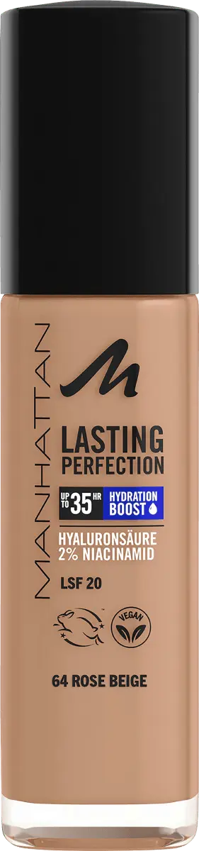 Тональный крем Lasting Perfection 64 Rose Beige LSF 20 30 мл MANHATTAN Cosmetics — фото 2