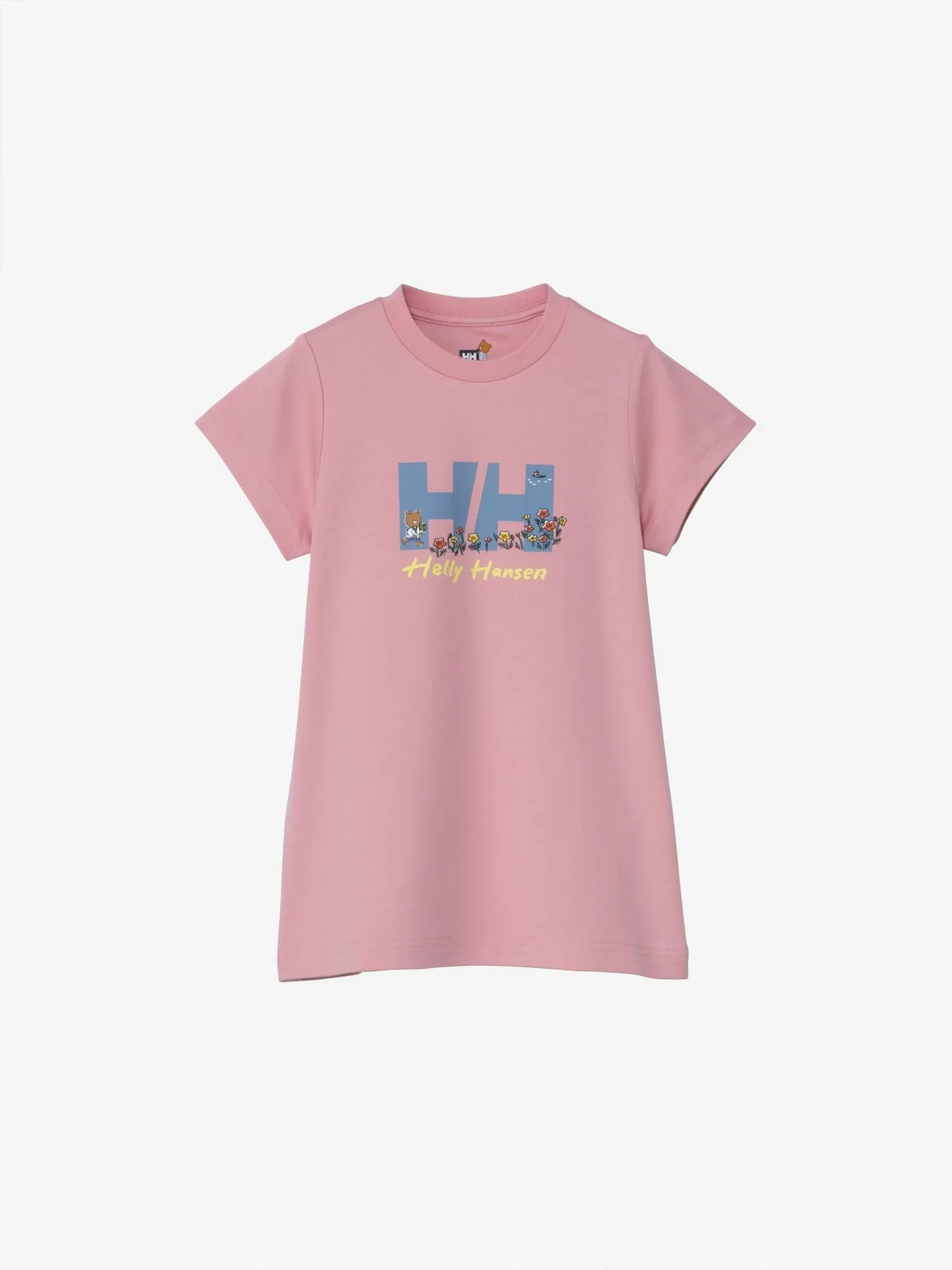 Туника с коротким рукавом "Медведь Хелли" (детская) Helly Hansen, Pink Shell