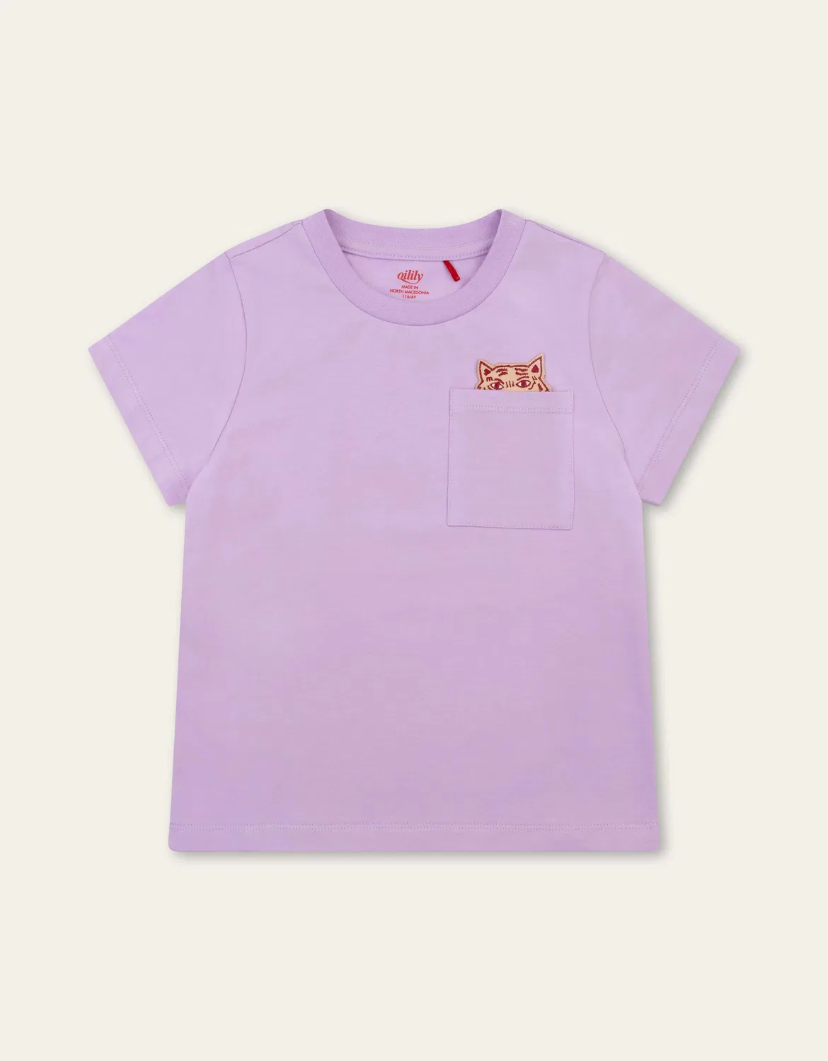 Футболка с тигром, Oilily, лиловая