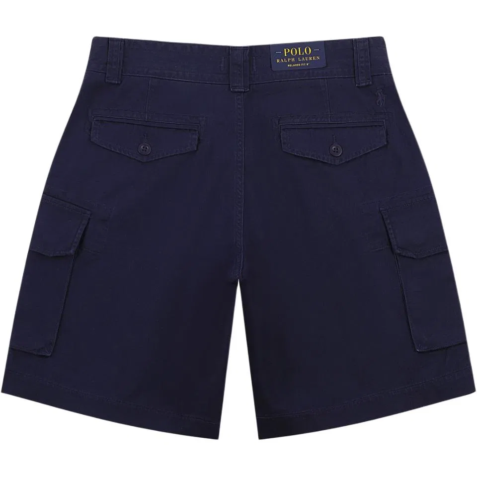 Шорты из твила с карго-карманами Polo Ralph Lauren, Dark Marine Blue — фото 3
