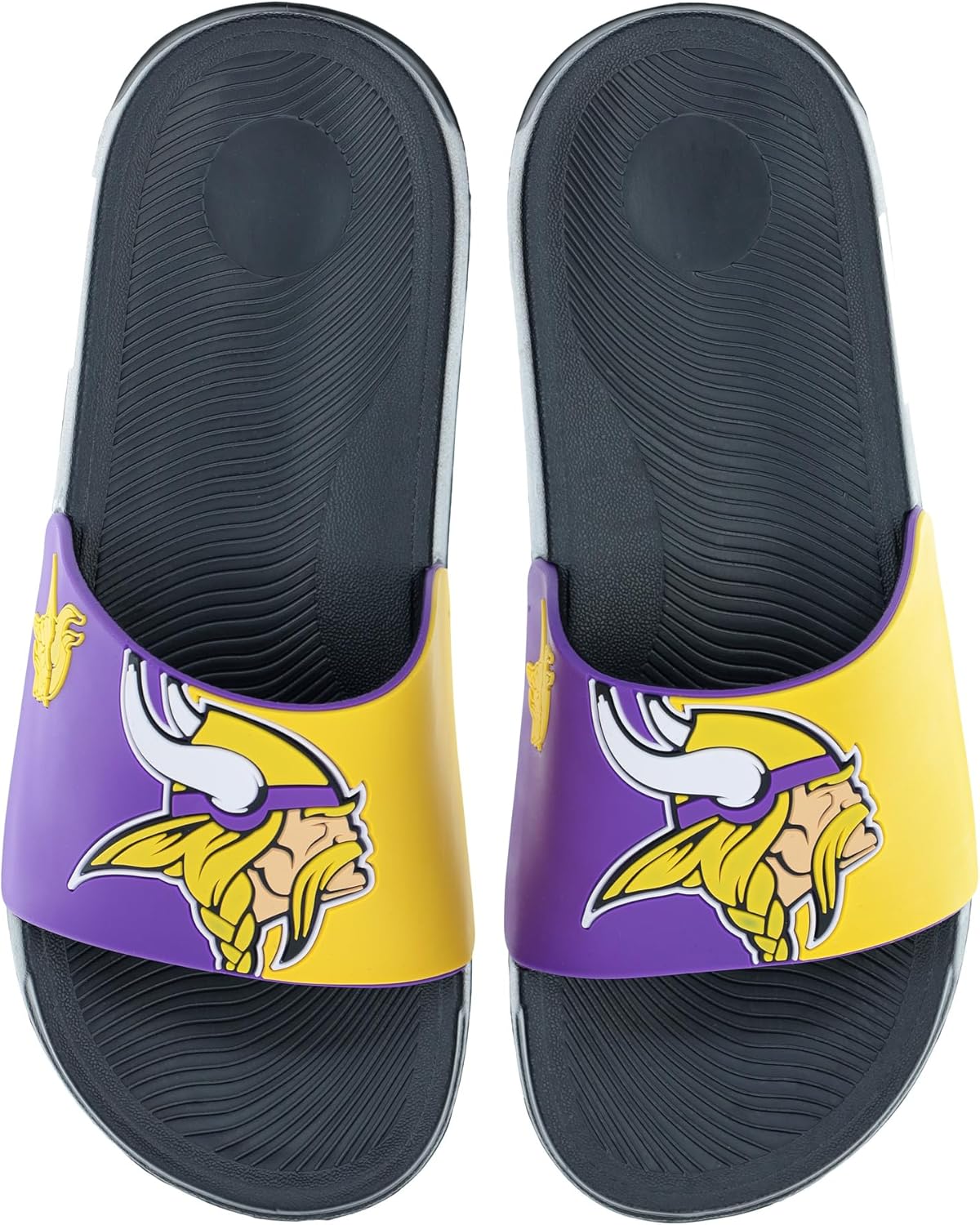 

Мужские сланцы FOCO с крупным логотипом NFL, Minnesota Vikings