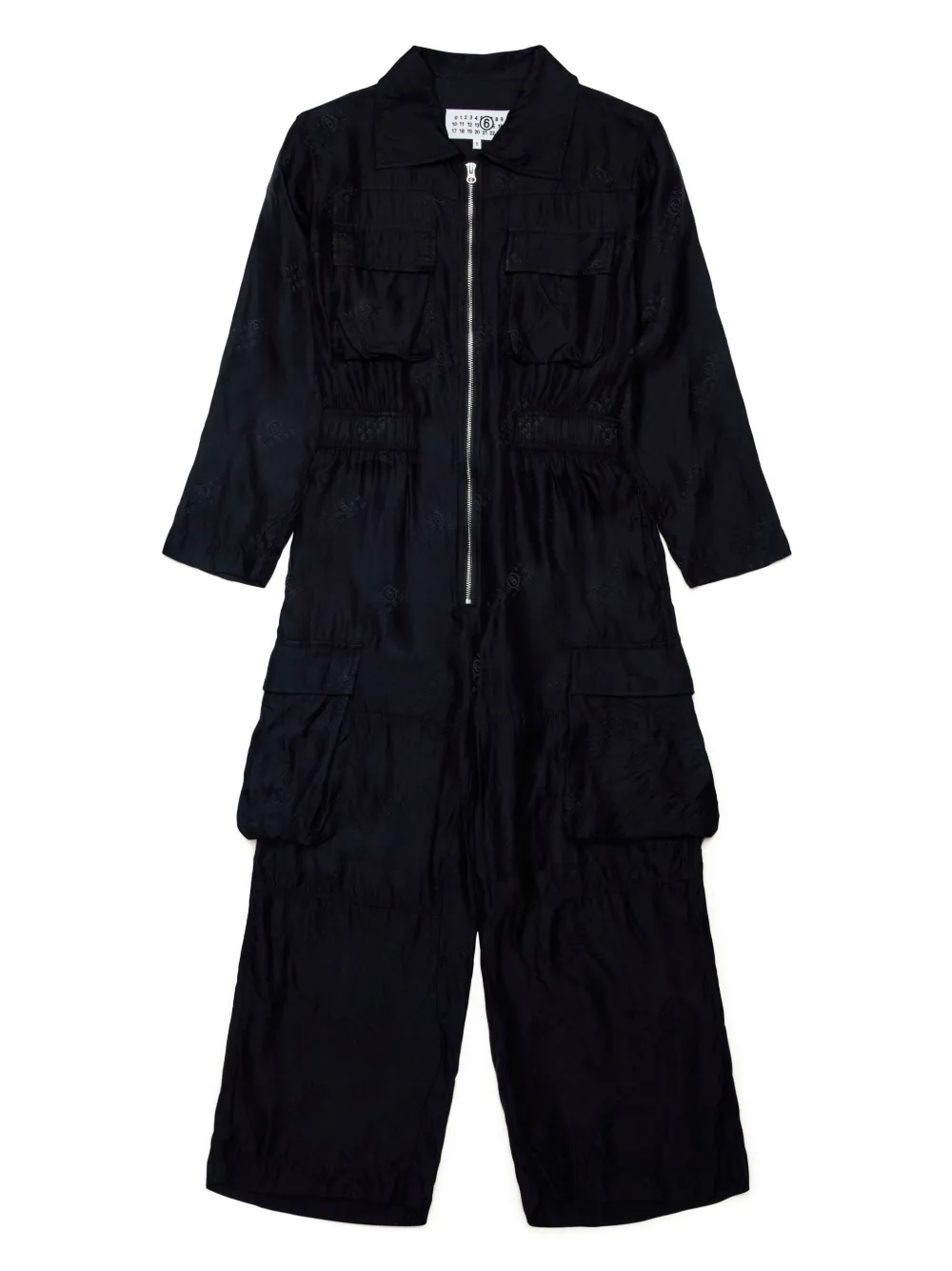 

Комбинезон оверсайз MM6 Maison Margiela Kids, черный