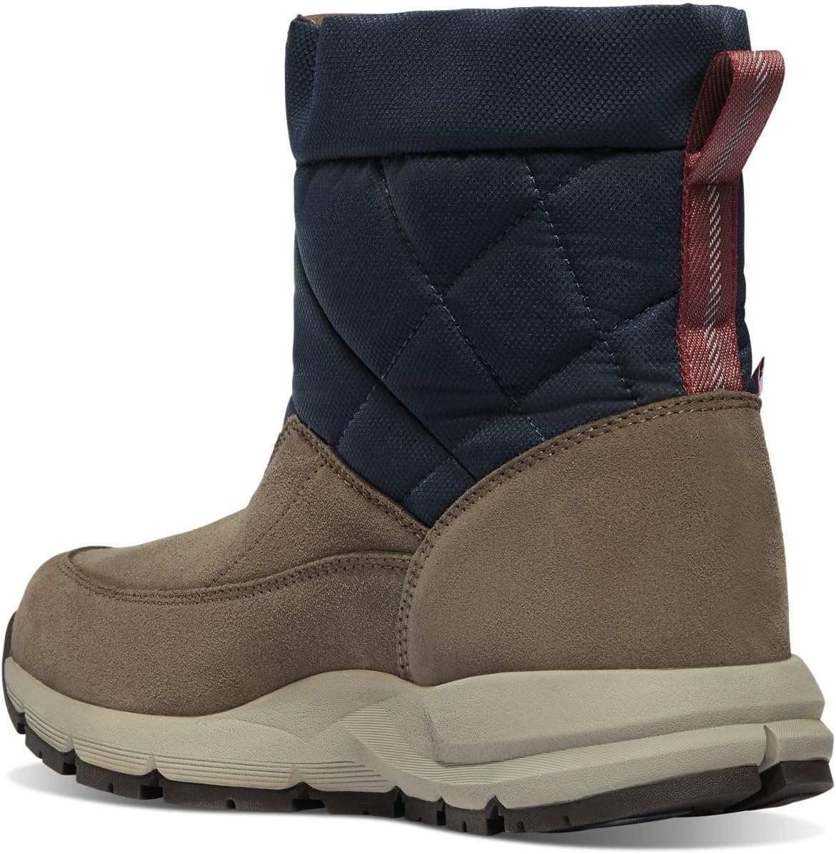 Мужские водонепроницаемые походные ботинки Danner Cloud Cap 400G 7 из замши с подошвой Vibram Arctic Grip, утеплителем PrimaLoft и стелькой OrthoLite, шоколадный — фото 3