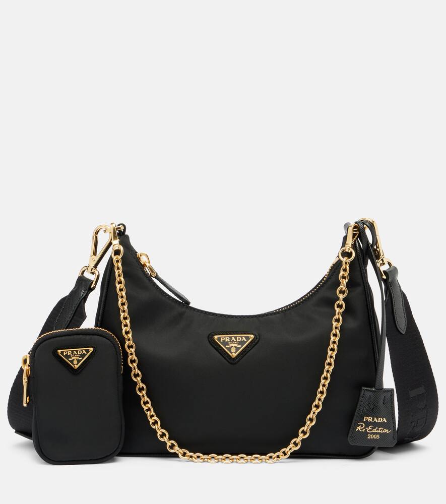 

Редакция 2005 Плечевая сумка Re-Nylon Prada, Black