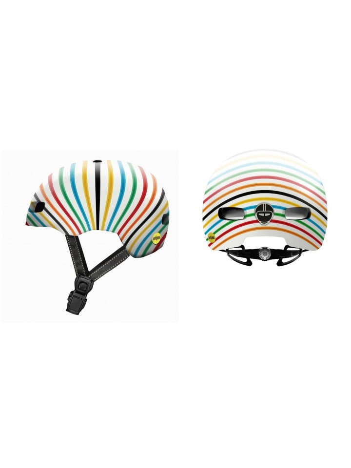 

Nutcase Детский велосипедный шлем Little Nutty MIPS Gloss белого цвета