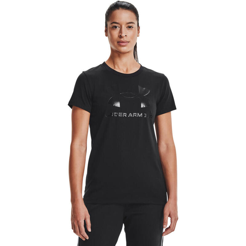 

Футболка с коротким рукавом Under Armour Sportstyle, черная, женская