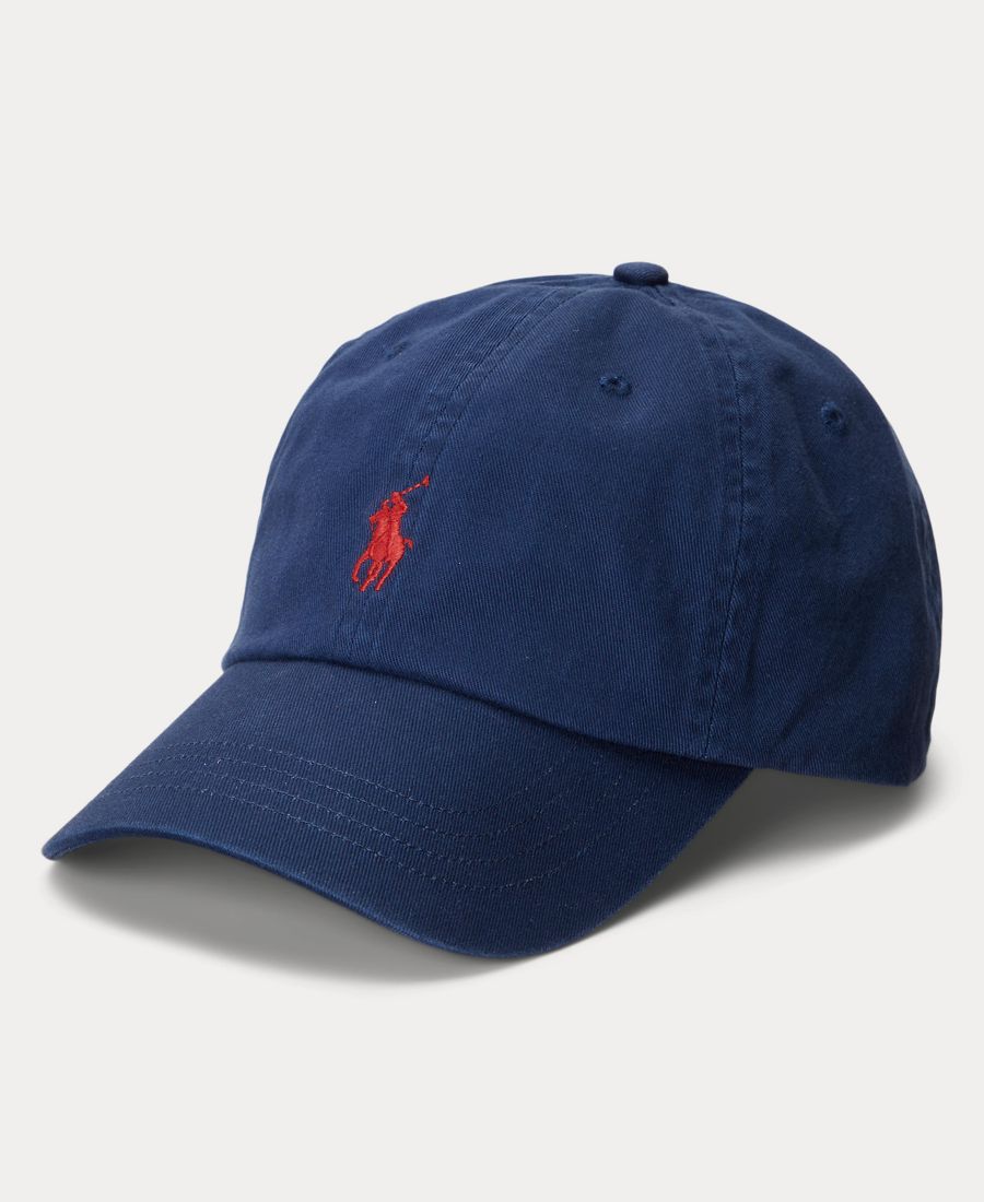 

Женская бейсболка The Iconic Cotton Chino Polo Ralph Lauren, Newport Navy/Red
