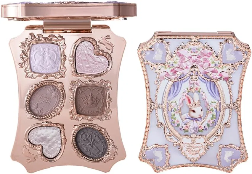 Палетка теней для век Flower Knows Bunny Garden Tales Rocco Chiffon Eye Palette 02 Serena Delilac