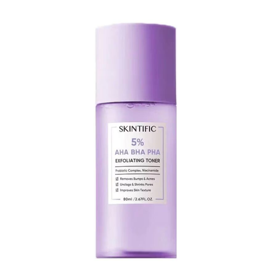 

Skintific Отшелушивающий тоник 5 AHA BHA PHA 80 мл