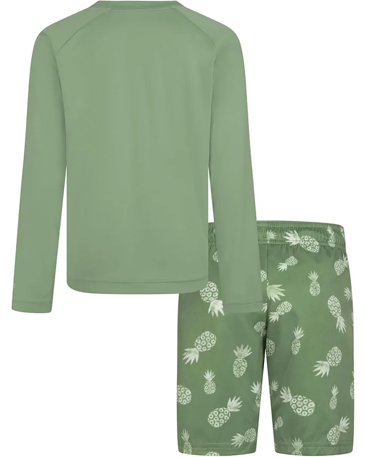 Купальный набор «Ананас» (для маленьких детей) Hurley Kids, Palm Green — фото 2