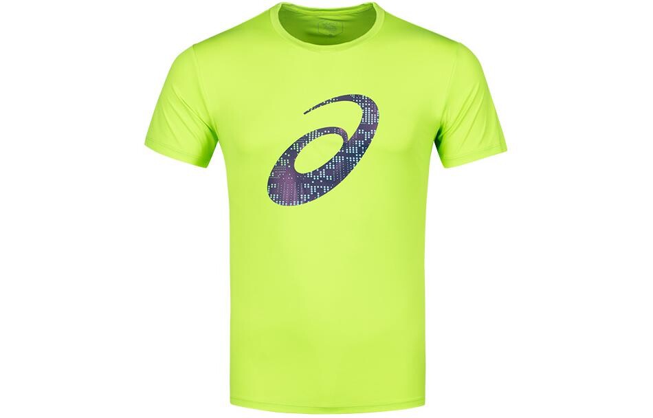 

Футболка мужская летняя официальная Arthurs, ярко-зеленая Asics, зеленый