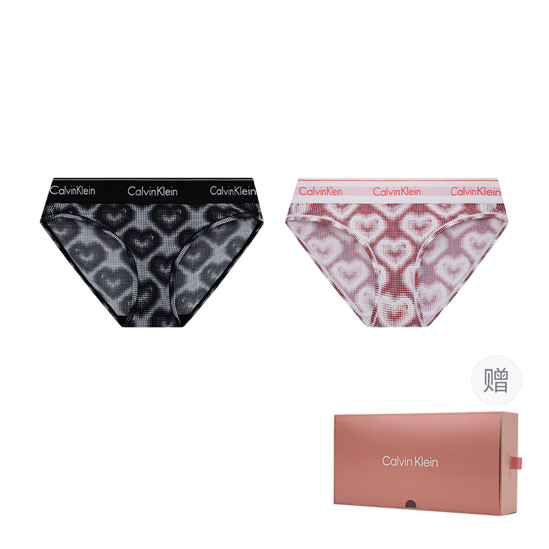 

CALVIN KLEIN Трусы женские 2 шт, LNN-Коралловый красный + LNP-Спокойный черный