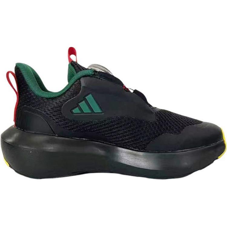 Детские кроссовки FORTARUN 3.0 с низким верхом, устойчивые к истиранию Adidas, черный — фото 2