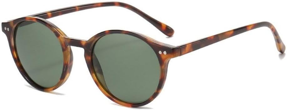 

Ретро круглые поляризованные солнцезащитные очки для мужчин и женщин в классической оправе с леопардовым принтом, модные черные очки для вождения, мужские и женские GHVWYX, C2