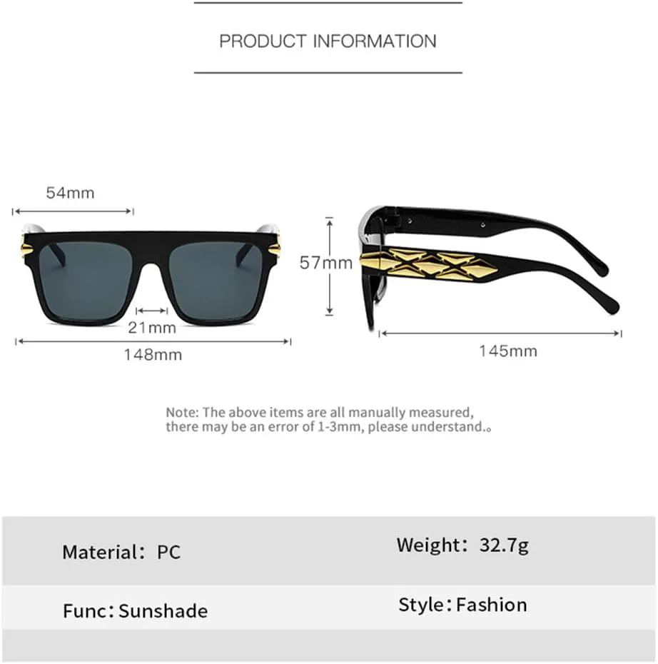 

Солнцезащитные очки для женщин и мужчин, прямоугольные, классические, винтажные, для активного отдыха, с защитой от УФ-излучения UV400 HHZZYVY, Beige Brown