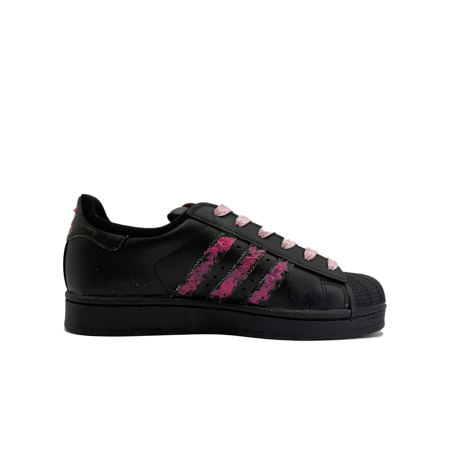 Superstar 2 Cushioning Low top Skateboard Shoes Unisex Adidas Originals, розовый — фото 3