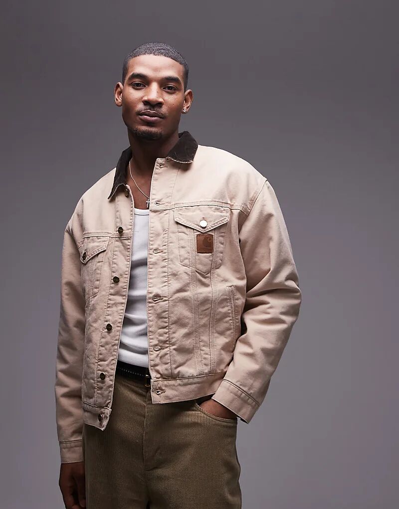 

Куртка дальнобойщика dayton бежевого цвета Carhartt WIP